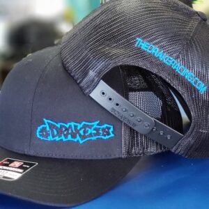 Blue/Black SnapBack (Trucker) Hat-One Size Fits Most - Image 3